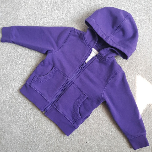 Hanna Andersson Other - HANNA ANDERSSON purple sweatshirt jacket size 80 2